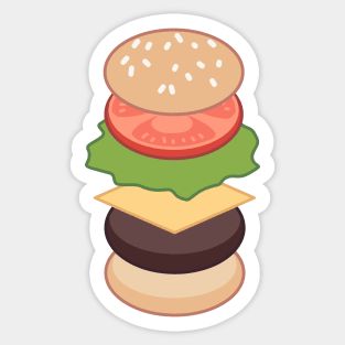 burger E X P A N D Sticker